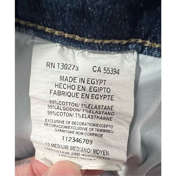 Lee Light Wash Mid-Rise Basic Denim Jean Shorts - Picture 4 of 4